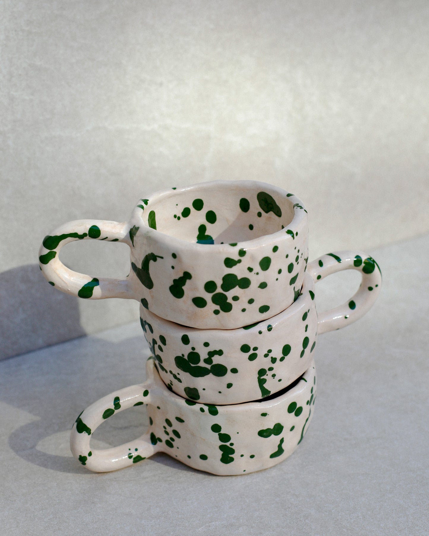 Taza Artesanal Drop Verde