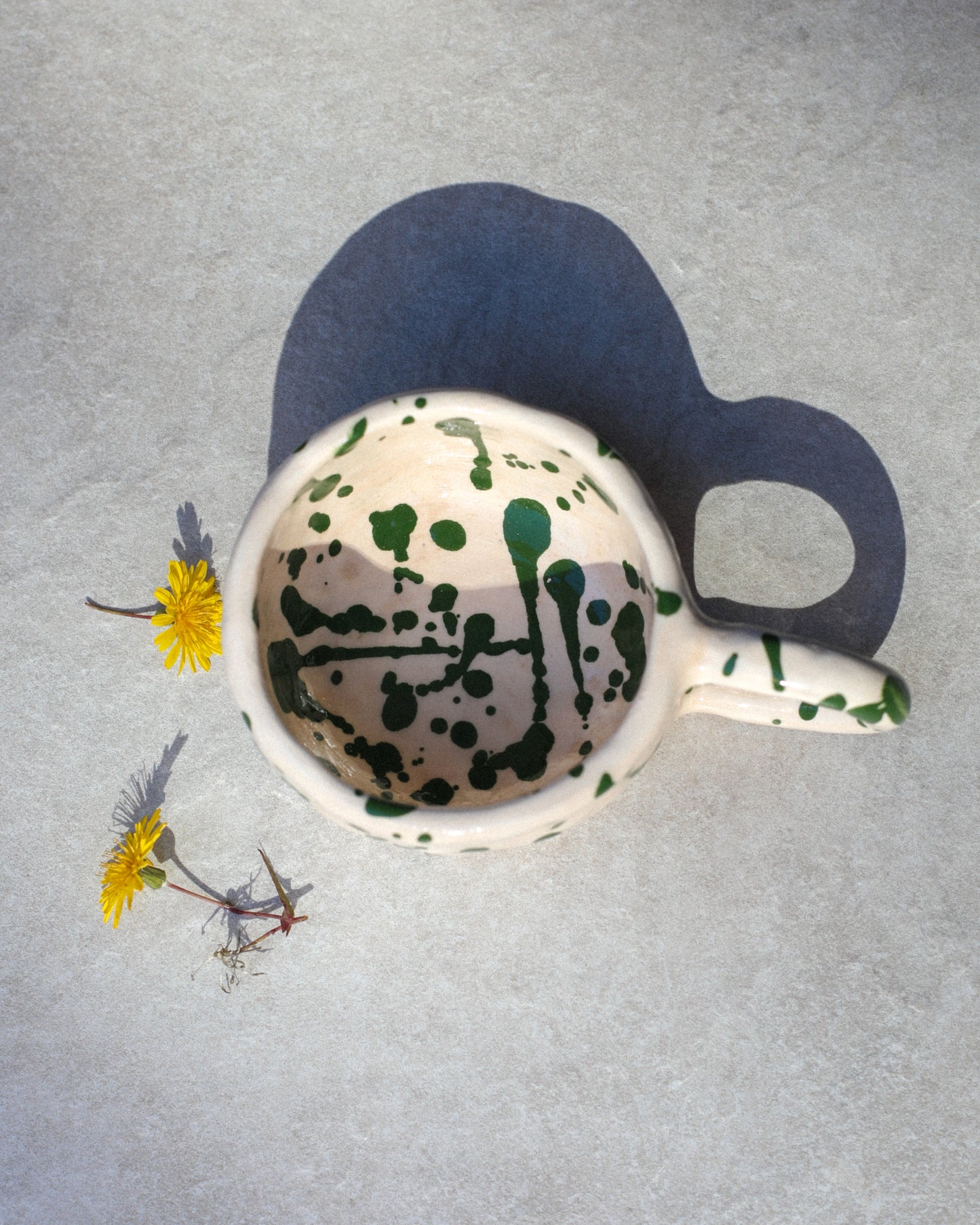 Taza Artesanal Drop Verde