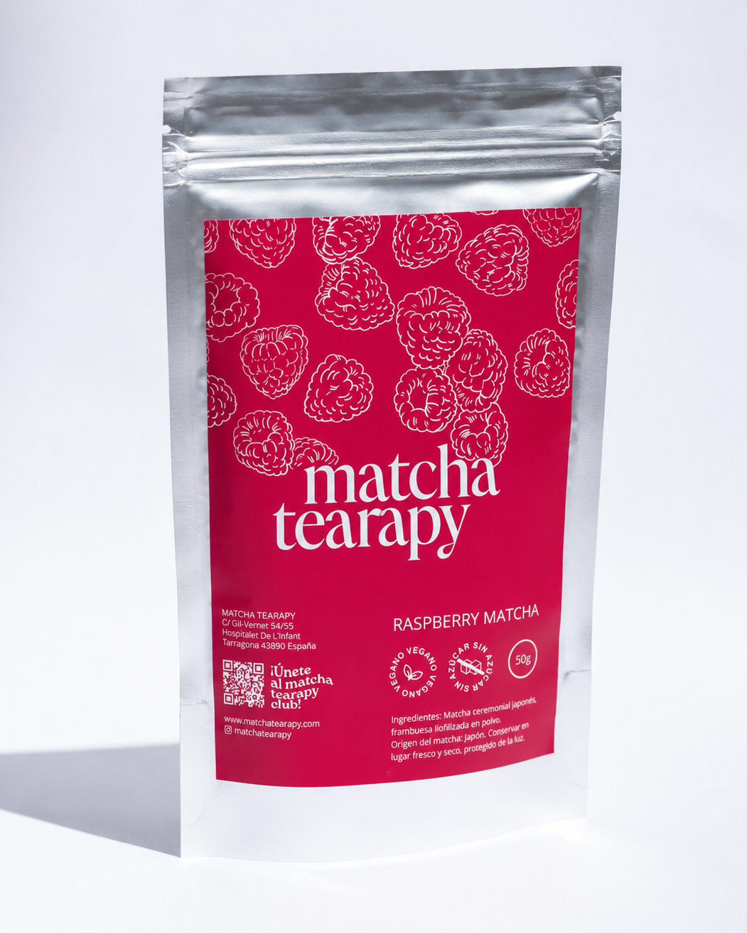 Raspberry Matcha 50g - PREVENTA Natural Blends
