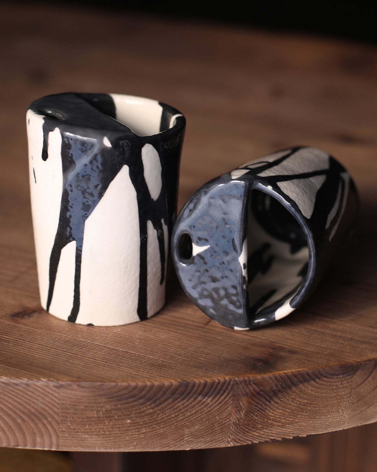 Drop Artisan Mug (White&amp;Black)