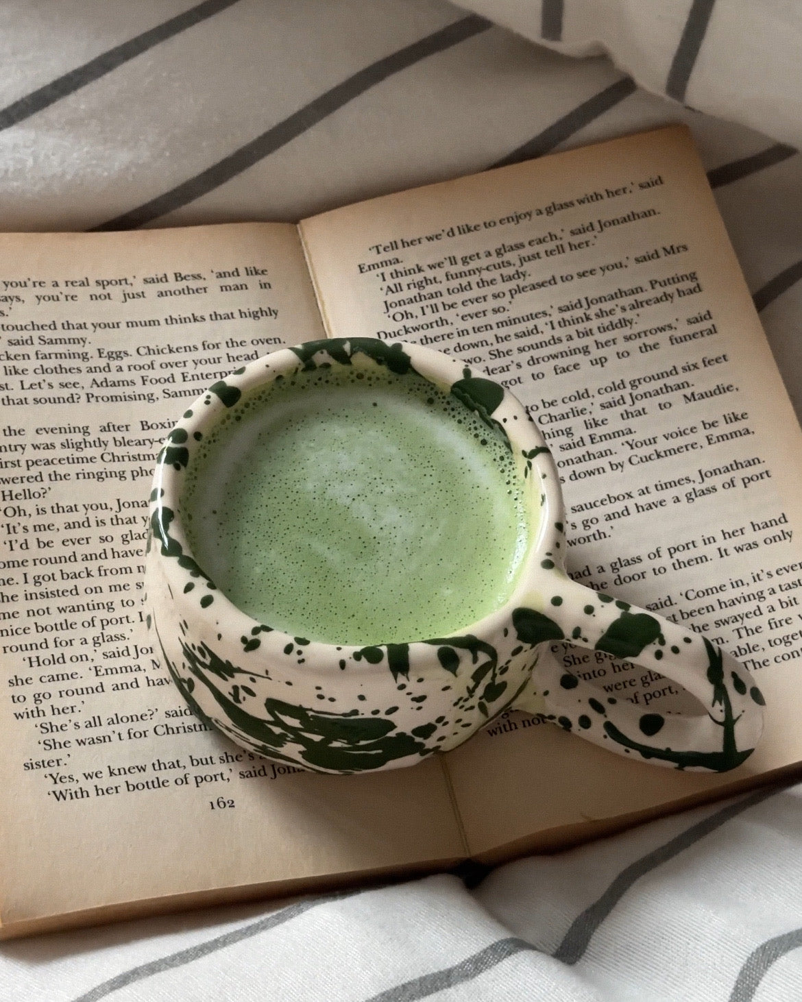 Green Drop Handcrafted Mug